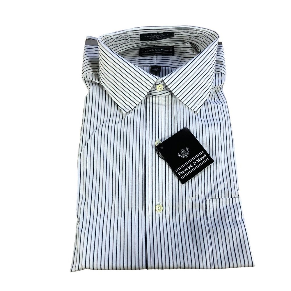 Preswick & Moore Mens Size 16 1/2 36 Long Sleeve Shirt